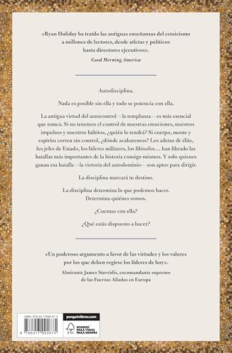 La disciplina marcará tu destino / Discipline Is Destiny: The Power of Self-Control (LAS CUATRO VIRTUDES ESTOICAS) (Spanish Edition) by Ryan Holiday