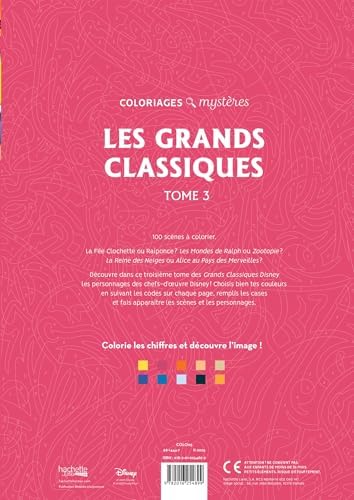 Coloriages mystères Disney - Les Grands classiques Tome 3 by Jérémy Mariez