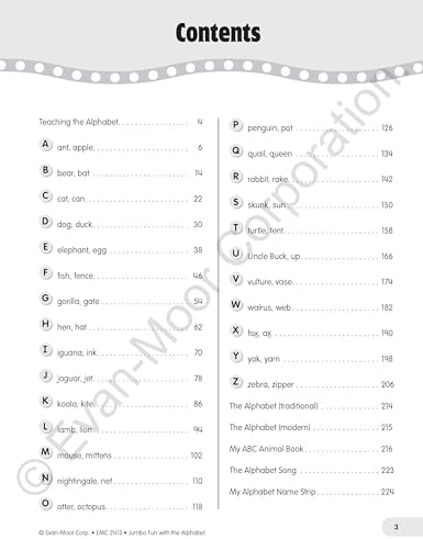 Evan-Moor Jumbo Fun With the Alphabet: Grades Prek-1 by Evan-Moor Educational Publishers