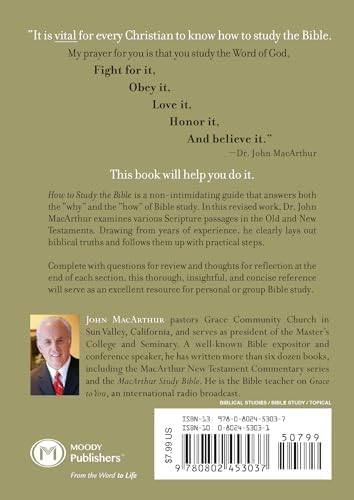 How to Study the Bible by John MacArthur