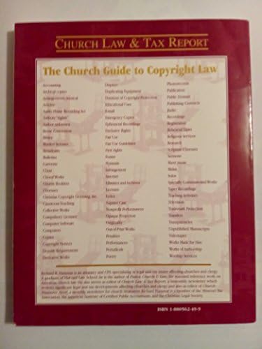 The Church Guide to Copyright Law: Complete Coverage of All Important Copyright Issues for Churches and Clergy by Richard R. Hammer