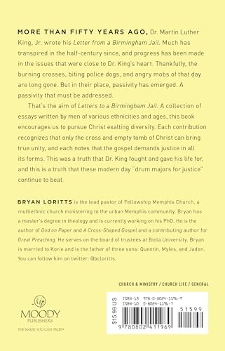 Letters to a Birmingham Jail: A Response to the Words and Dreams of Dr. Martin Luther King, Jr. by Bryan Loritts