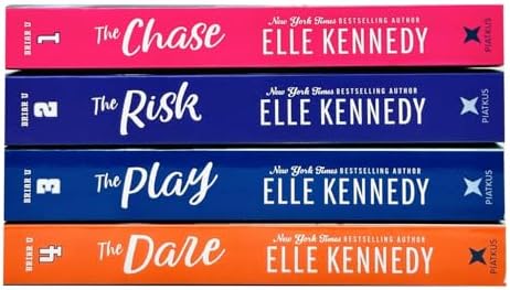 Briar U Series Books (1 - 4) Collection Set by Elle Kennedy (The Chase, The Risk, The Play & The Dare) by Elle Kennedy