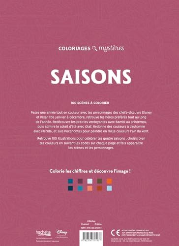 Coloriages mystères Disney - Saisons by William Bal
