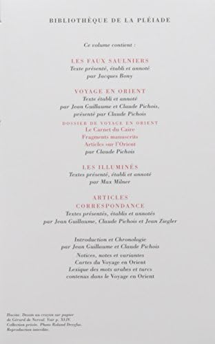 Oeuvres completes: Vol II by Gerard de Nerval