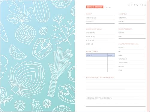Diabetes Food Journal: A Daily Log for Tracking Blood Sugar, Nutrition, and Activity by Mila Clarke Buckley