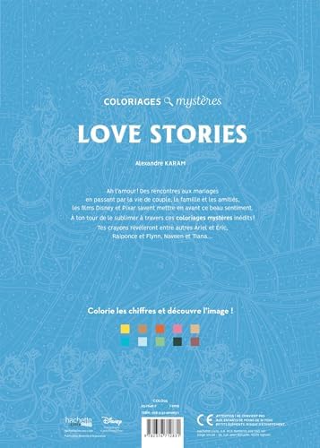 Coloriages mystères Disney - Love Stories by Alexandre Karam