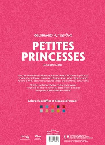Coloriages mystères Disney - Petites princesses by Alexandre Karam