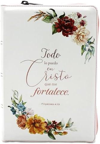 Nueva Biblia para Mujeres Letra Grande de 14 Puntos Reina Valera 1960 tamano manual con Cierre y Indice Blanca Floreada Edicion Limitada (Spanish Edition) by Reina Valera 1960