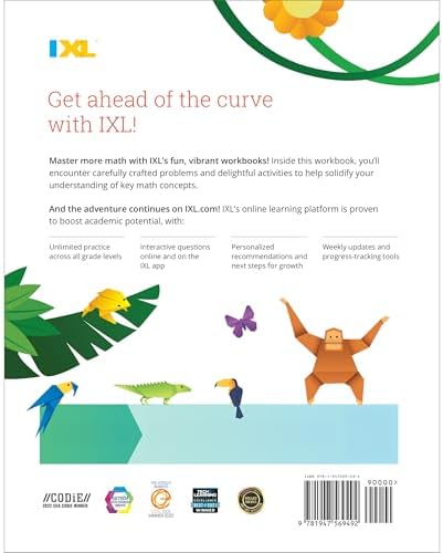 The IXL Ultimate 2nd Grade Math Workbook, Activity Book for Kids Ages 7-8 Covering Addition, Subtraction, Place Value, Geometry, Measuring, and More Mathematics (IXL Ultimate Workbooks) by IXL Learning
