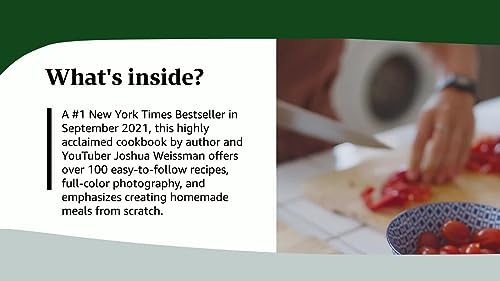Joshua Weissman: An Unapologetic Cookbook. #1 NEW YORK TIMES BESTSELLER by Joshua Weissman