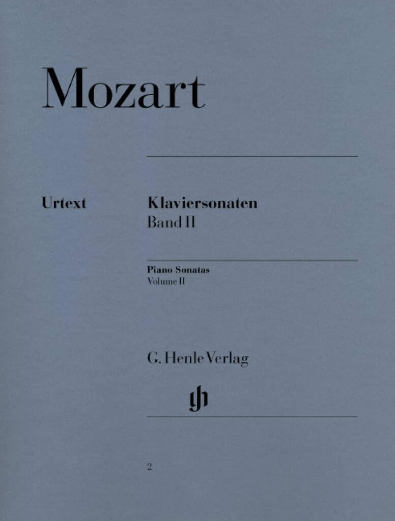 Mozart: Piano Sonatas - Volume II for Piano Solo | Urtext Sheet Music for Intermediate and Advanced Pianists | Classical Piano Songbook for Study and Performance | Multilingual Edition for Recital by Wolfgang Amadeus Mozart