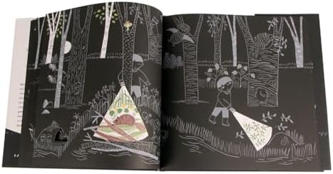 Flashlight: (Picture Books, Wordless Books for Kids, Camping Books for Kids, Bedtime Story Books, Children's Activity Books, Children's Nature Books) (Junior Library Guild Selection) by Lizi Boyd