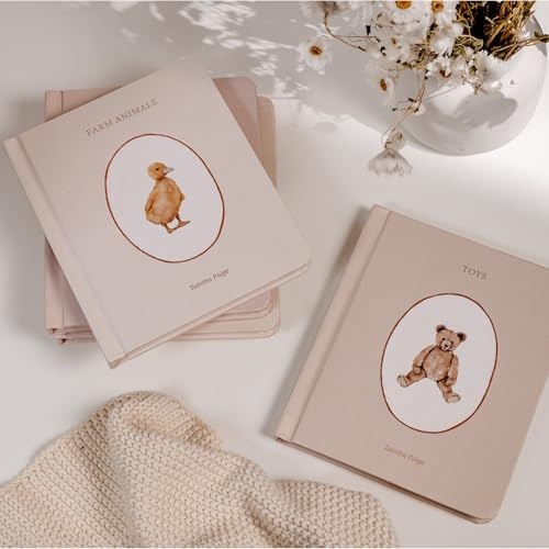 Our Little Library: A Foundational Language Vocabulary Board Book Set for Babies, Including Farm & Forest Animals, Fruits & Veggies, Toys & More (Tabitha Paige Children's Book Series) by Tabitha Paige MS CCC-SLP