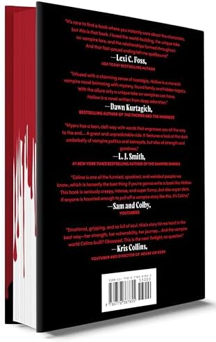 Hollow: A Fun, Spooky Horror Novel from a TikTok Sensation – A Vampire Romance and Mystery of Dark Secrets by Celina Myers