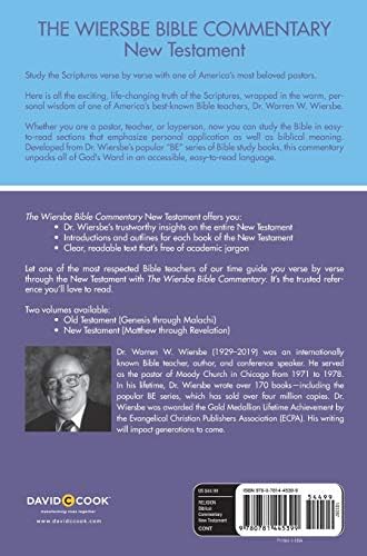 Wiersbe Bible Commentary NT by Warren W. Wiersbe