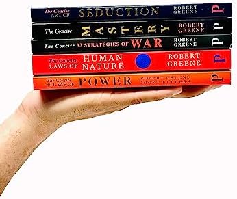 The Modern Machiavellian Series 5 Books Collection Set By Robert Greene(The Concise Laws of Human Nature, 48 Laws Of Power, Art of Seduction, The Concise Mastery & 33 Strategies of War) by Robert Greene
