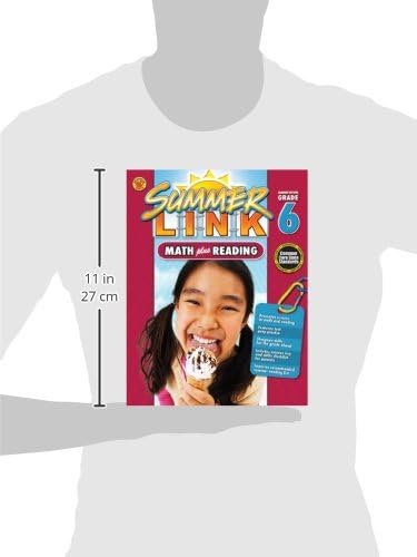 Math Plus Reading Workbook: Summer Before Grade 6 (Summer Link) by Brighter Child