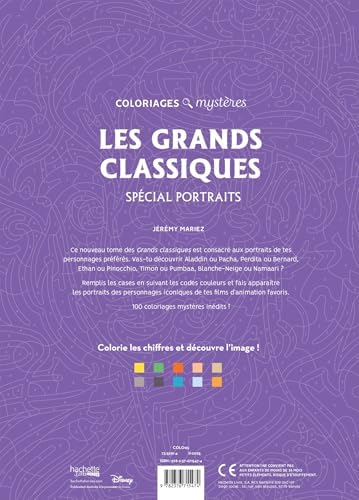 Coloriages mystères - Grands classiques Spécial Portraits by Jérémy Mariez