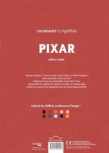 Coloriages mystères Disney - Pixar by Jérémy Mariez