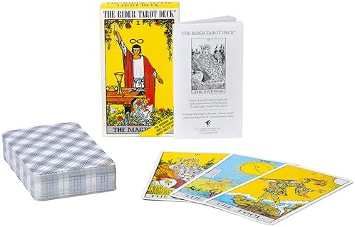 The Rider Tarot Deck®: The Authentic Rider-Waite® Tarot Deck with Instruction Booklet, Essential for Tarot Beginners & Expert Readers by Arthur Edward Waite