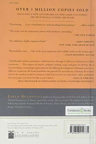 Guns, Germs, and Steel: The Fates of Human Societies by Jared Diamond