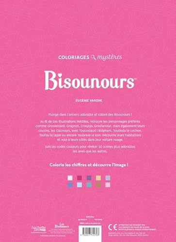 Coloriages mystères - Bisounours: Colorie les chiffres et découvre l'image ! by Eugénie Varone