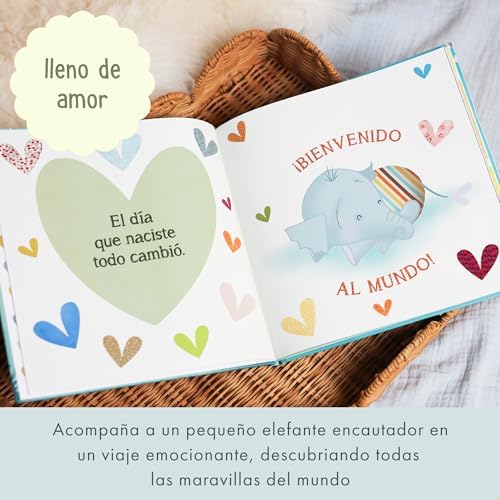 Bienvenido Al Mundo: Keepsake Gift Book for the Arrival Of a New Baby (Spanish Edition) by Lucy Tapper
