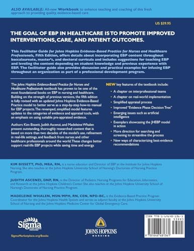Facilitator Guide for Johns Hopkins Evidence-Based Practice for Nurses and Healthcare Professionals, Fifth Edition: Model & Guidelines by Kim Bissett