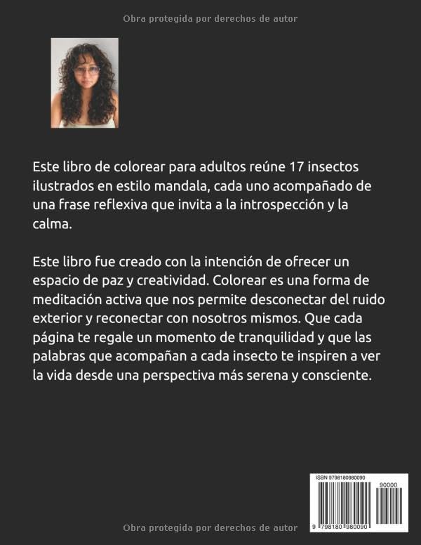 Mándalas De Insectos: Libro para colorear (Spanish Edition) by Jocelyn Rosado
