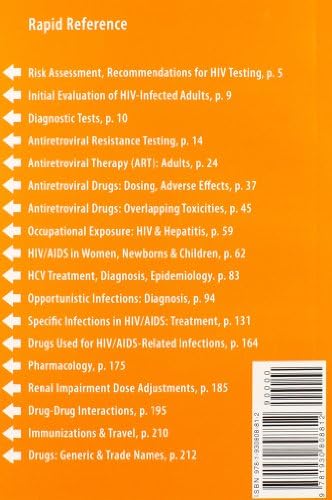 The Sanford Guide to HIV/AIDS Therapy 2014: Pocket Edition by Michael S. Saag