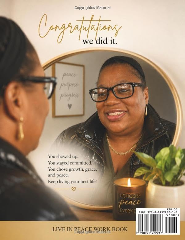 Live In Peace: A 6-Week Spiritual Growth & Transformation Workbook by Letisha Smith