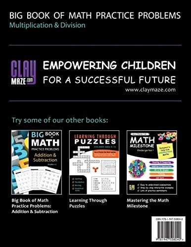 Big Book of Math Practice Problems Multiplication and Division: Worksheets Full of Practice Drills / Facts and Exercises on Multiplying and Dividing by Stacy Otillio