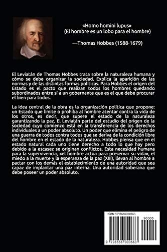 Leviatán: o La materia, forma y poder de un estado eclesiástico y civil (Spanish Edition) by Thomas Hobbes