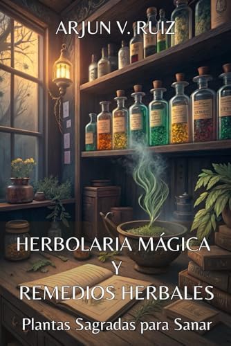 HERBOLARIA MÁGICA Y REMEDIOS HERBALES. Plantas Sagradas para Sanar: Guía Completa para Sanar Cuerpo, Mente y Espíritu con la Sabiduría de las Plantas by ARJUN V. RUIZ