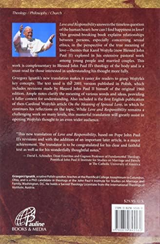 Love & Responsibility: New Transla by Pope John Paul II