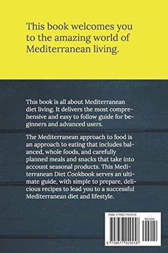 Mediterranean Diet Guide and Recipe Book for Beginners: Easy and Healthy Mediterranean Diet Recipes (includes 7-days meal plan) by Victoria Prado