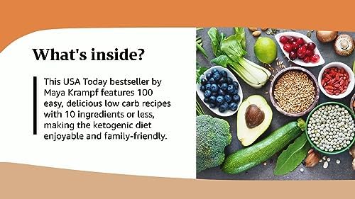 The Wholesome Yum Easy Keto Cookbook: 100 Simple Low Carb Recipes. 10 Ingredients or Less by Maya Krampf