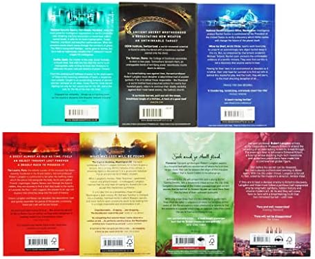 Robert Langdon Series Collection 7 Books Set By Dan Brown (Angels And Demons, The Da Vinci Code, The Lost Symbol, Inferno, Origin, Digital Fortress, Deception Point) by Dan Brown
