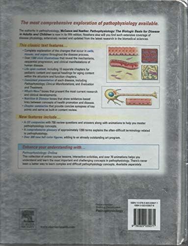 Pathophysiology: The Biologic Basis for Disease in Adults And Children Fifth Edition by Kathryn L. McCance