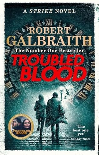Robert Galbraith 3 Books Collection Set (Troubled Blood, The Ink Black Heart & The Running Grave) by Robert Galbraith
