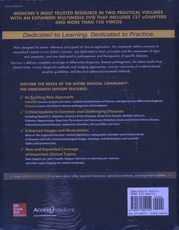 Harrison's Principles of Internal Medicine by M.D. Fauci, Anthony S.