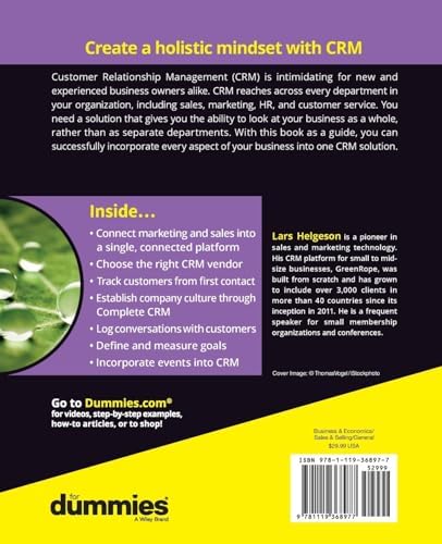 CRM For Dummies by Lars Helgeson