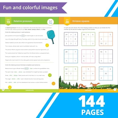 IXL Ultimate Summer 4th to 5th Grade Workbook, Math, Reading Comprehension, Language Arts, Geography, Science, Social Studies, and Writing Practice for Kids (IXL Ultimate Summer Workbooks) by IXL Learning