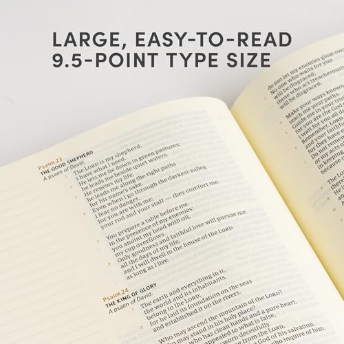 CSB Notetaking Bible, Large Print Hosanna Revival Edition, Lavender/Peach Cloth Over Board, Black Letter, Single-Column, Journaling Space, Reading Plan, Easy-to-Read Bible Serif Type by CSB Bibles by Holman