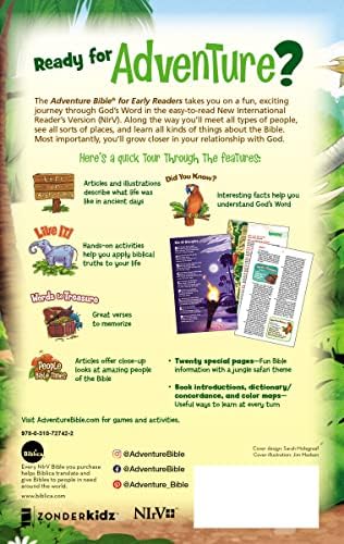 NIrV, Adventure Bible for Early Readers, Hardcover, Full Color by Zondervan