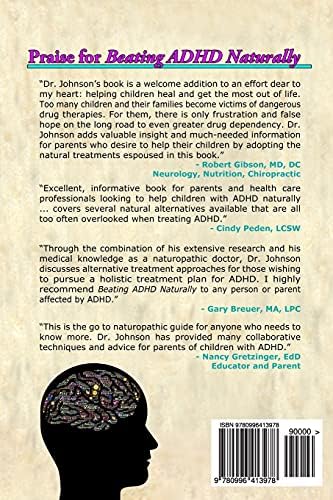 Beating ADHD Naturally by Dr. Scott A. Johnson