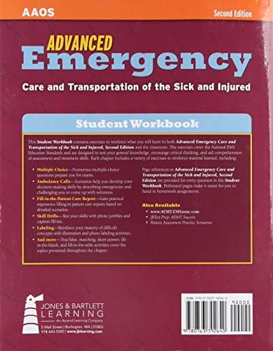 Advanced Emergency Care and Transportation of the Sick and Injured: Student Workbook. by American Academy of Orthopaedic Surgeons (AAOS)