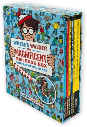 Where's Waldo? The Magnificent Mini Boxed Set: (A Compact, Travel-Sized Box Set of 5 Hidden Object Activity Books, Packed with Search & Find Puzzle Adventures - a Perfect Gift for All Ages) by Martin Handford