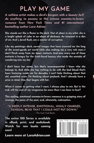 Play My Game: A Steamy Enemies to Lovers Romance (100) by Lara Adrian